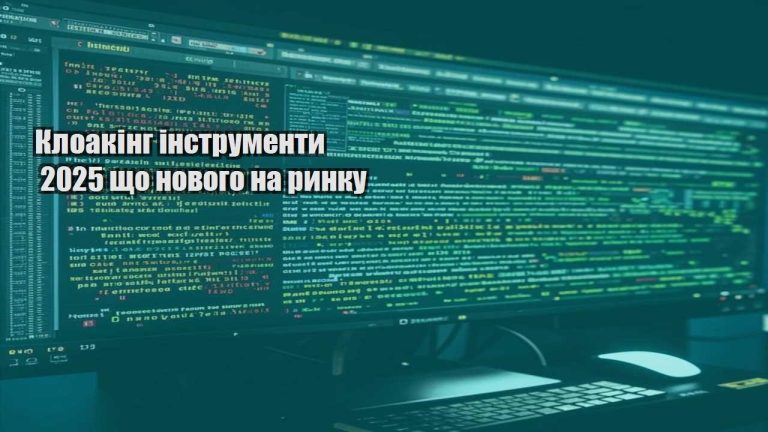 kloaking instrumenty 2025 shho novogo na rynku