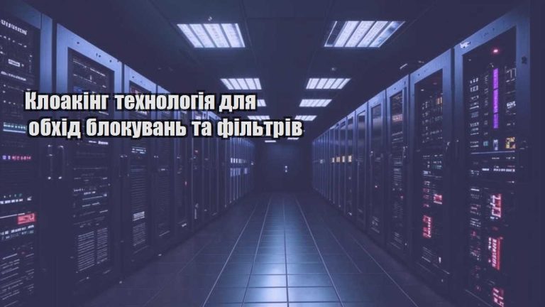kloaking tehnologiya dlya obhid blokuvan ta filtriv