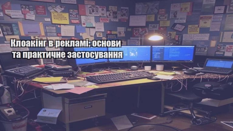 kloaking v reklami osnovy ta praktychne zastosuvannya