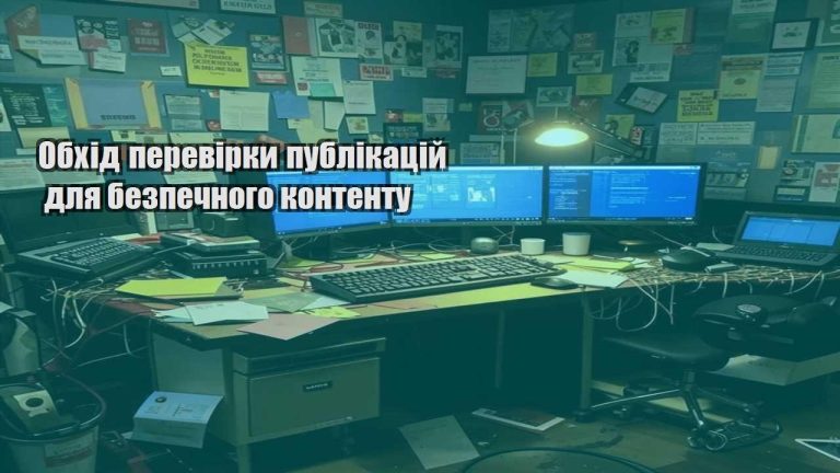 obhid perevirky publikaczij dlya bezpechnogo kontentu