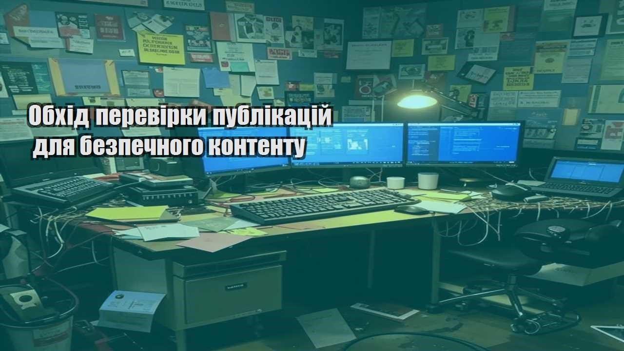 obhid perevirky publikaczij dlya bezpechnogo kontentu