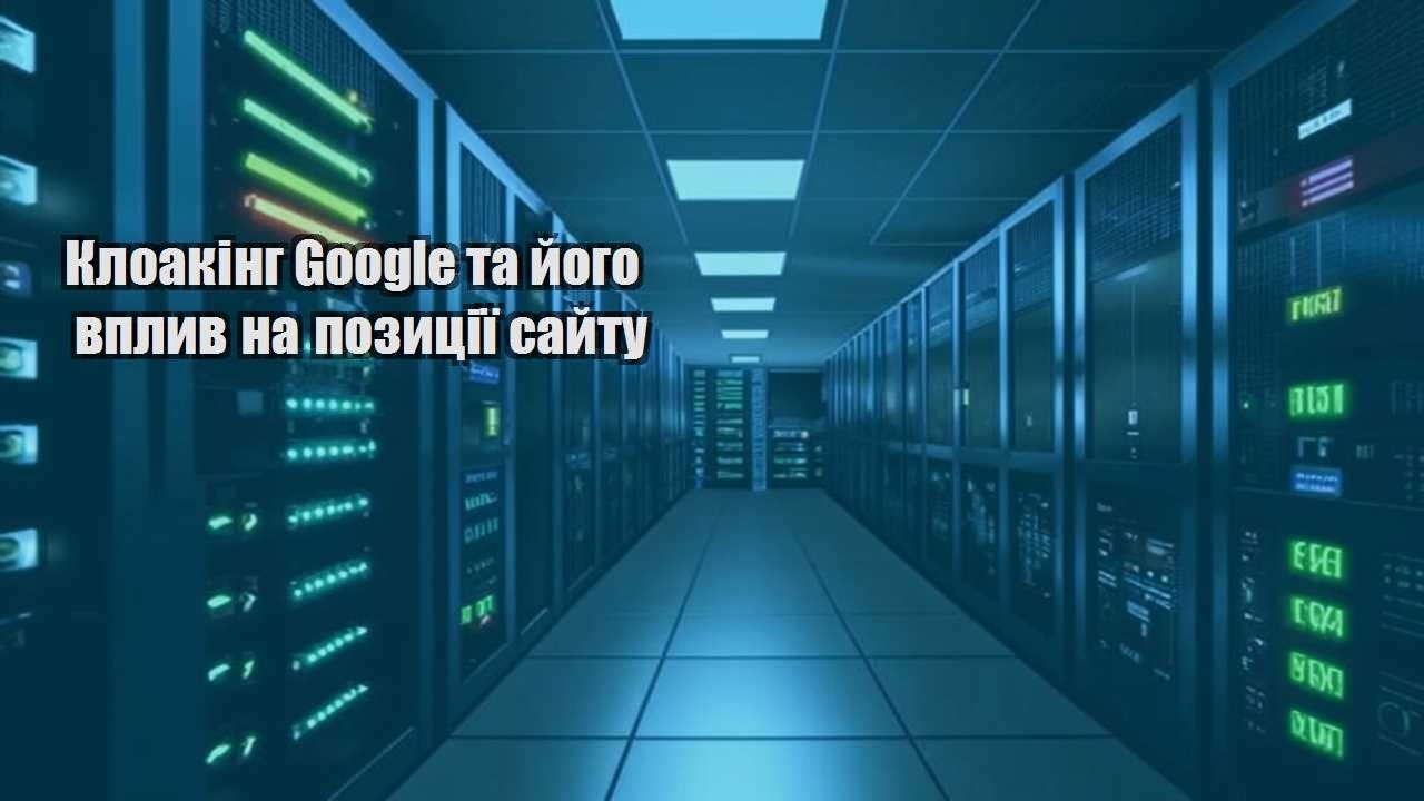 kloaking google ta jogo vplyv na pozycziyi sajtu