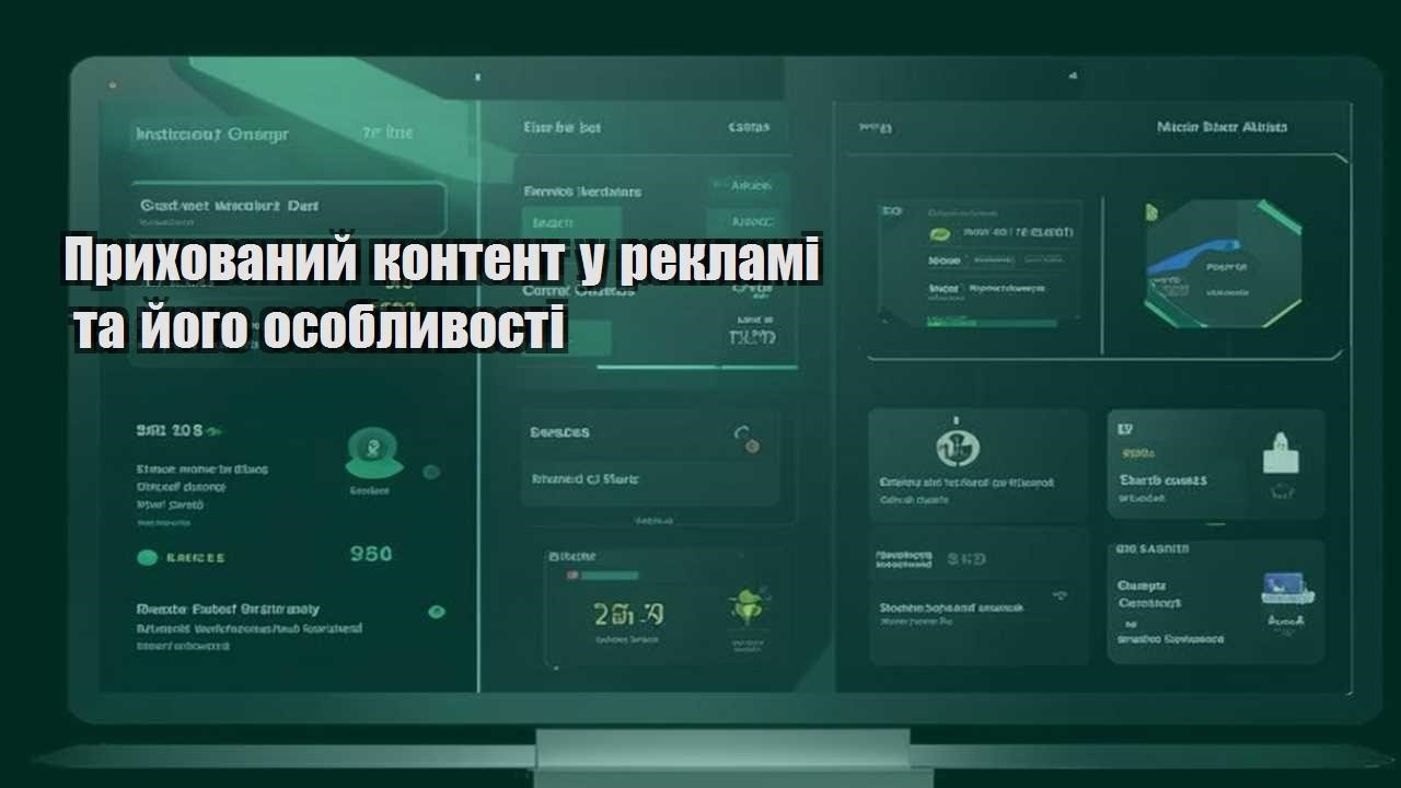 pryhovanyj kontent u reklami ta jogo osoblyvosti