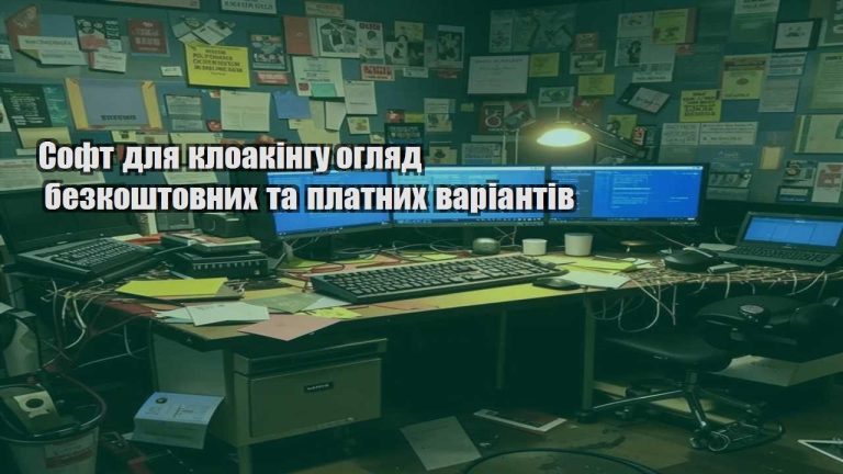 soft dlya kloakingu oglyad bezkoshtovnyh ta platnyh variantiv