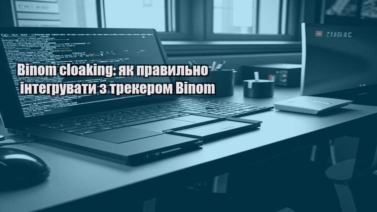 binom cloaking yak pravylno integruvaty z trekerom binom