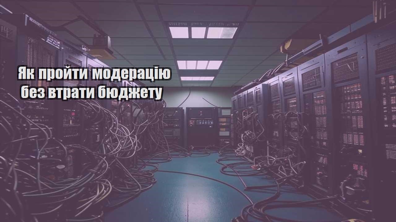 yak projty moderacziyu bez vtraty byudzhetu