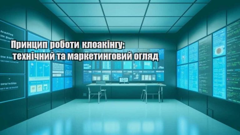 prynczyp roboty kloakingu tehnichnyj ta marketyngovyj oglyad