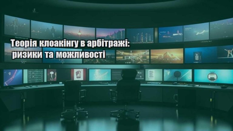 teoriya kloakingu v arbitrazhi ryzyky ta mozhlyvosti