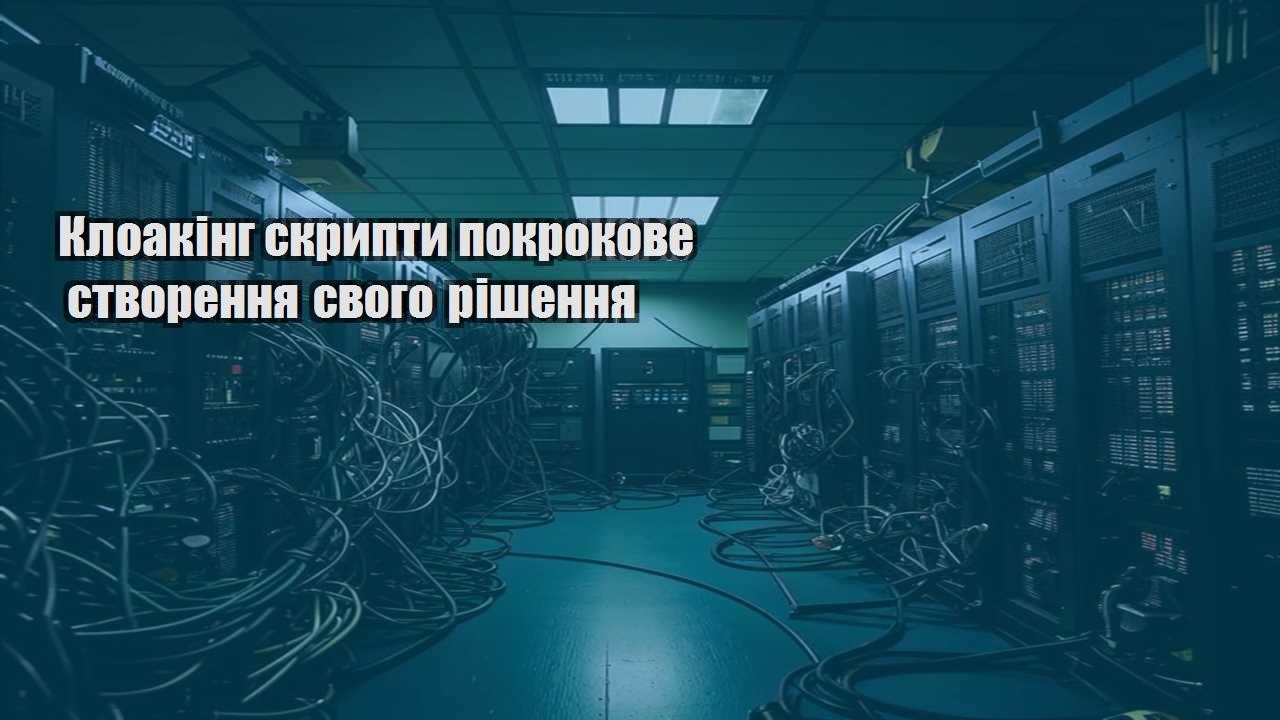 kloaking skrypty pokrokove stvorennya svogo rishennya