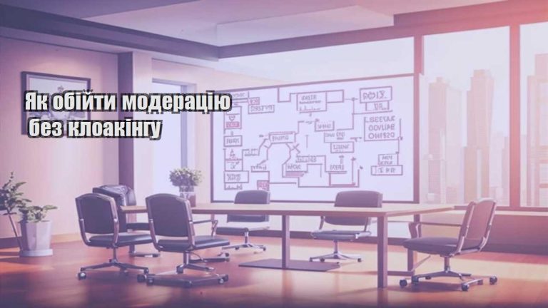 yak obijty moderacziyu bez kloakingu