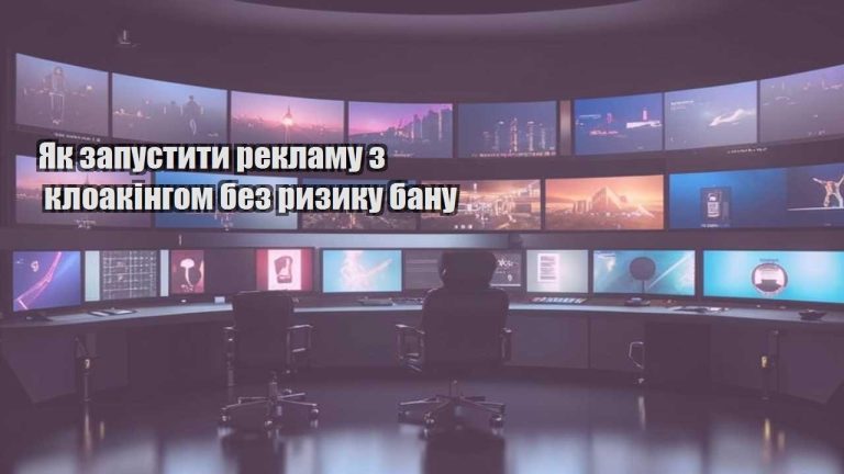 yak zapustyty reklamu z kloakingom bez ryzyku banu