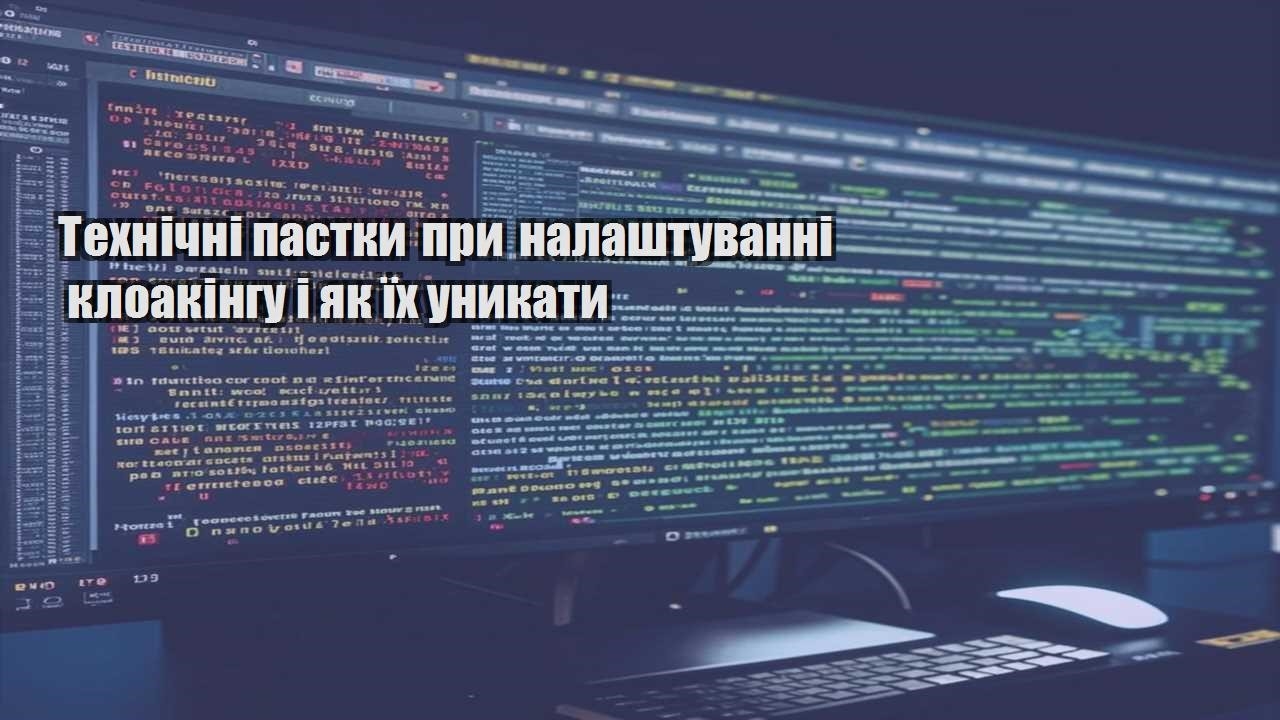tehnichni pastky pry nalashtuvanni kloakingu i yak yih unykaty
