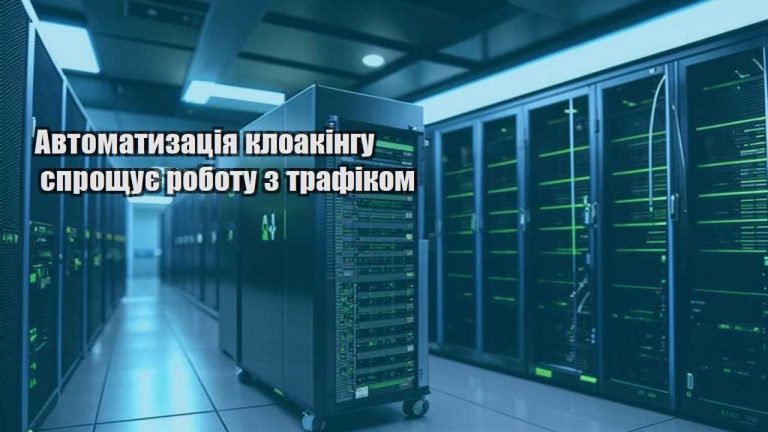 avtomatyzacziya kloakingu sproshhuye robotu z trafikom