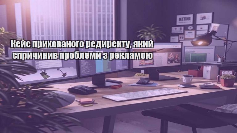 kejs pryhovanogo redyrektu yakyj sprychynyv problemy z reklamoyu