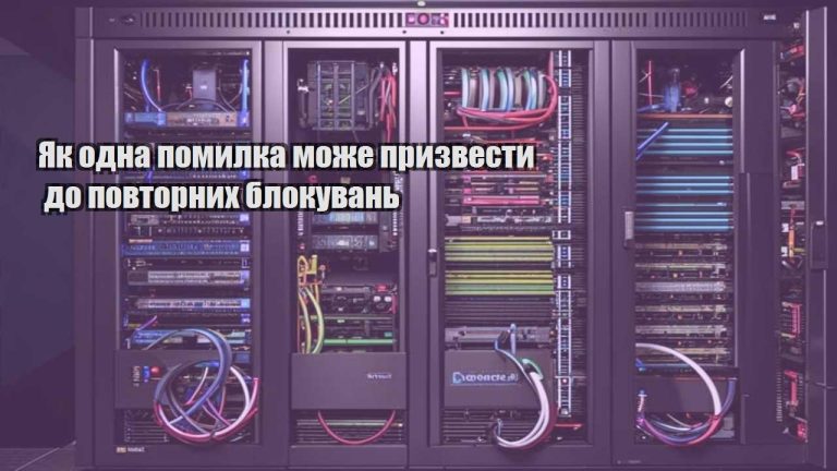 yak odna pomylka mozhe pryzvesty do povtornyh blokuvan