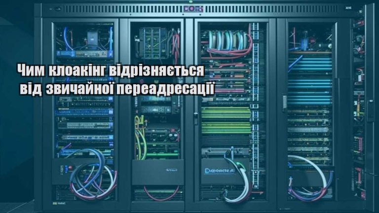 chym kloaking vidriznyayetsya vid zvychajnoyi pereadresacziyi
