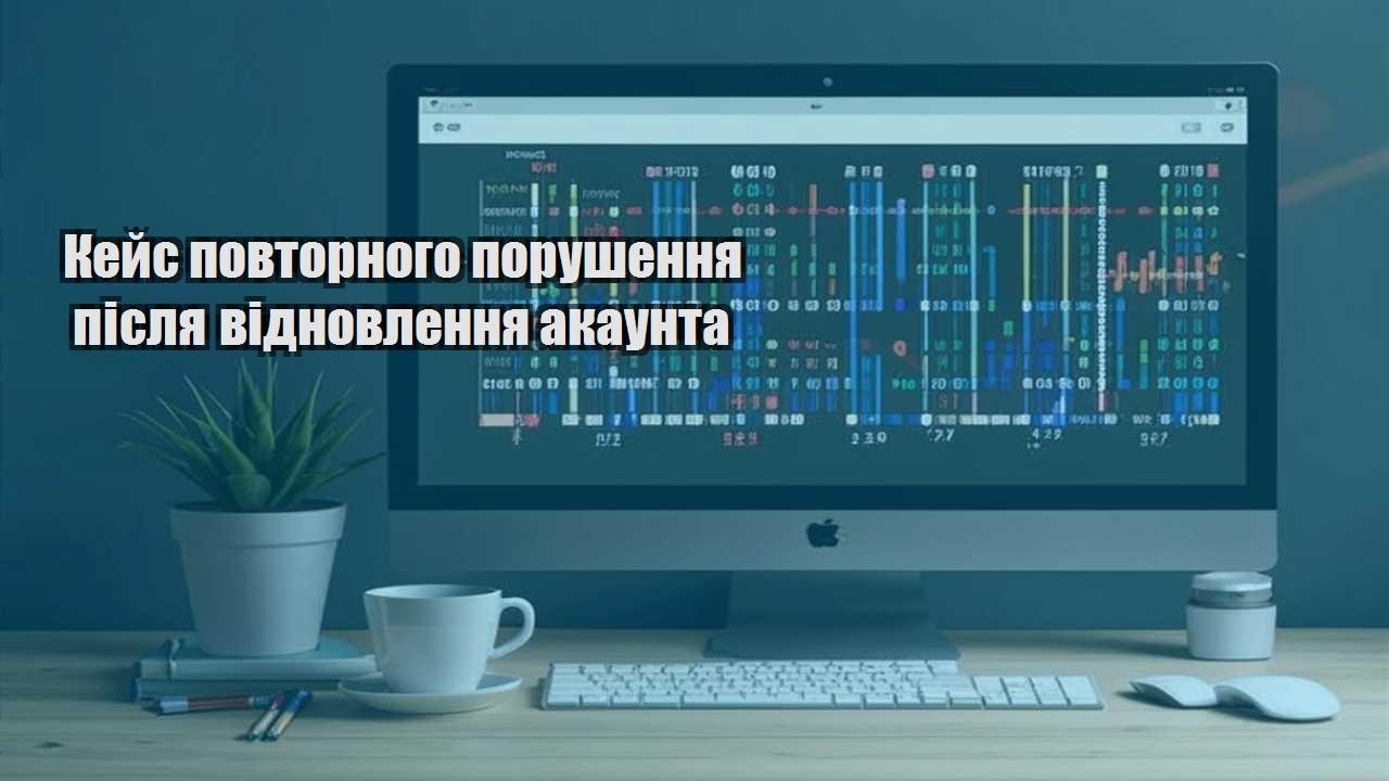 kejs povtornogo porushennya pislya vidnovlennya akaunta