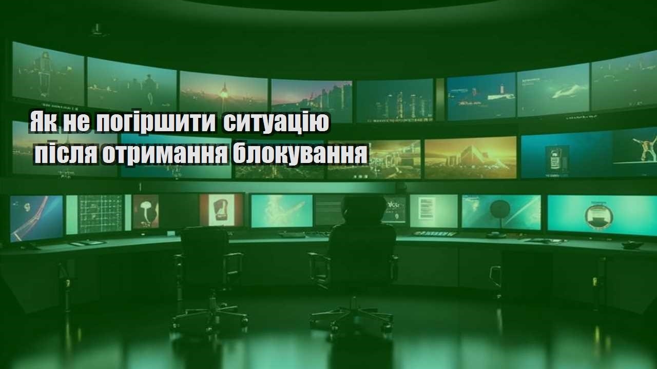 yak ne pogirshyty sytuacziyu pislya otrymannya blokuvannya