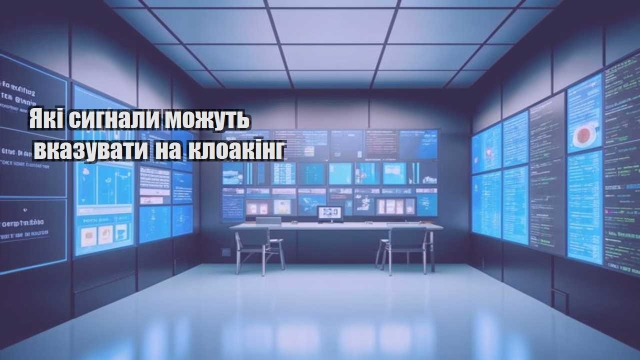 yaki sygnaly mozhut vkazuvaty na kloaking